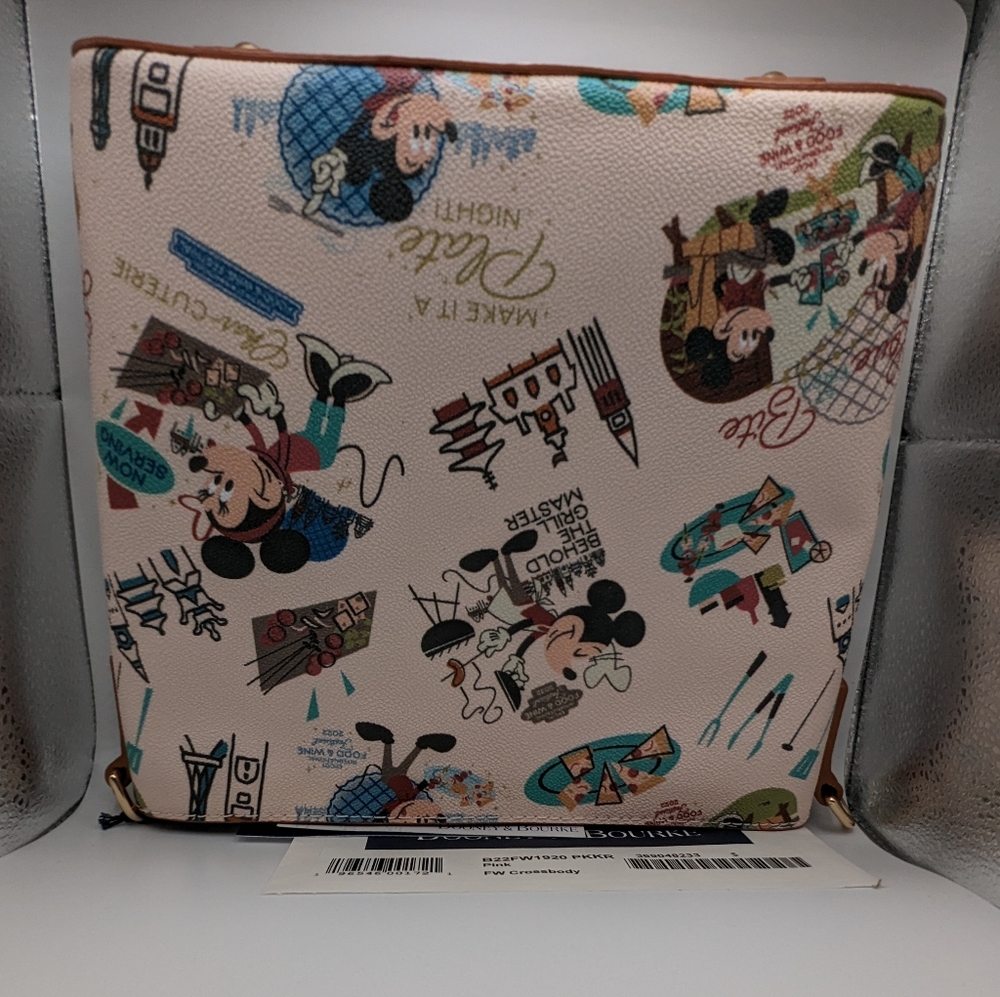 Dooney & Bourke Disney EPCOT 2022 Food and Wine Festival Crossbody bag - Picture 7 of 13